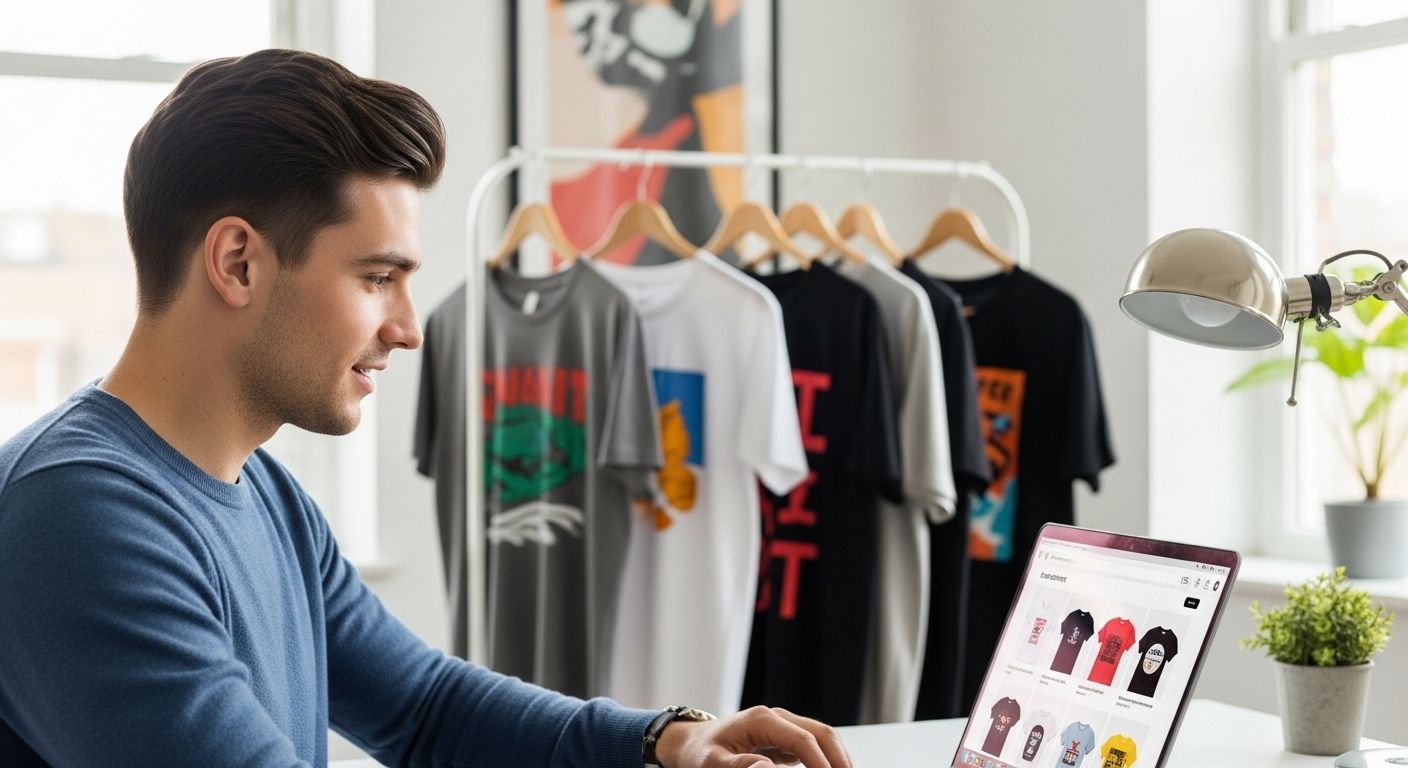 Launch a profitable print on demand t-shirts business - Featured Image