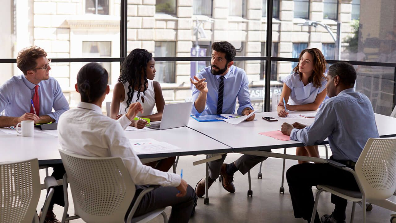 Diverse group strategy session